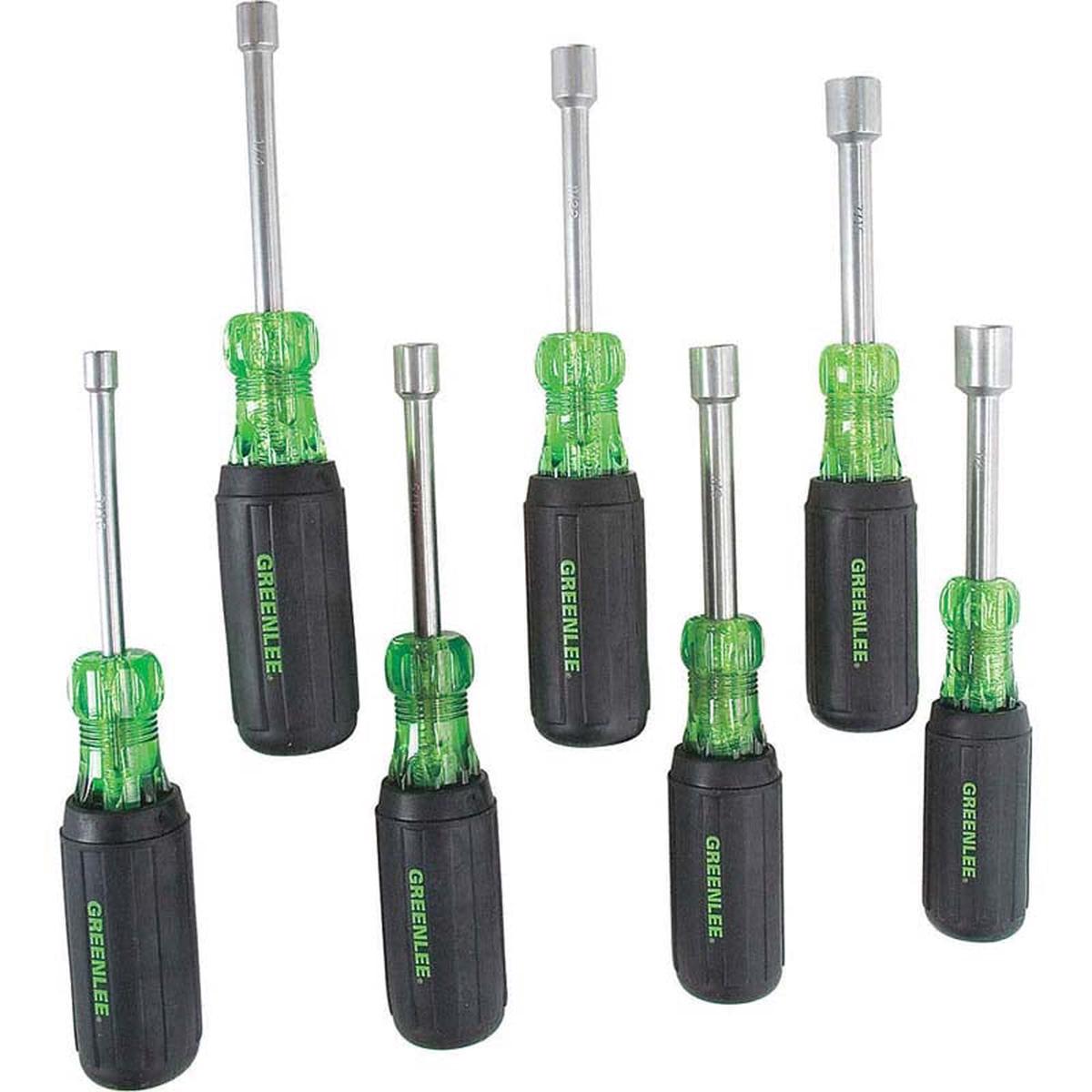 0253-01C - NUT DRIVER SET 7PCS 3/16 1/4IN 5/16 11/32 3/8 7/16 1/2INCH