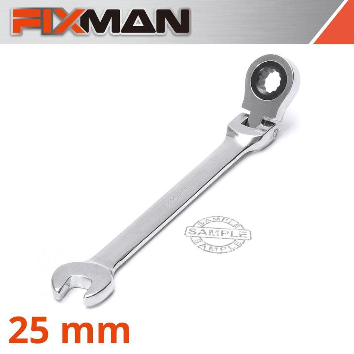 Fixman Fixman Flexible Ratchet Combination Wrench 25 Mm