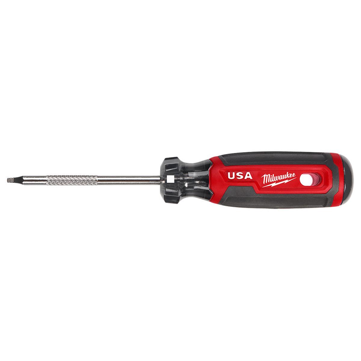 Milwaukee MT217 1 Square 3 Cushion Grip Screwdriver - Made In USA