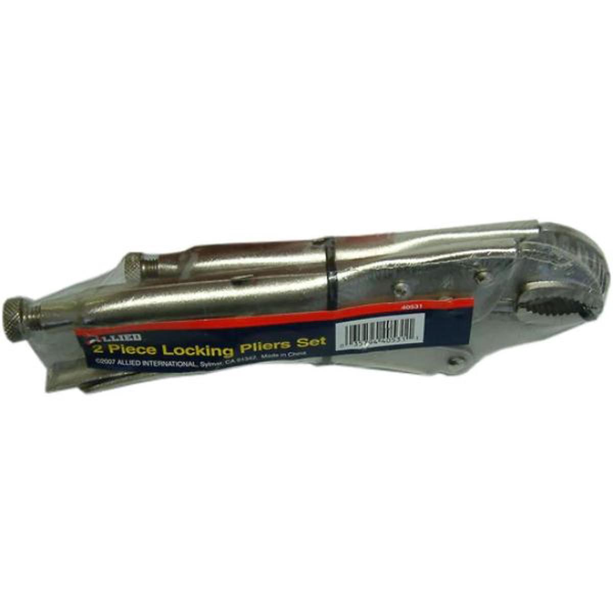Allied Locking Plier Set 2-pce #40531