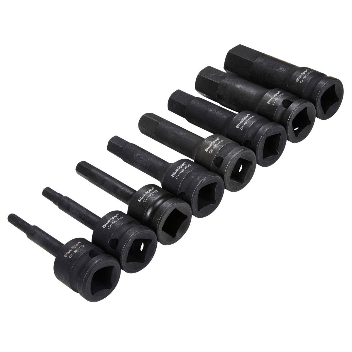 Blue Spot Impact Hex Socket Set 8 Piece
