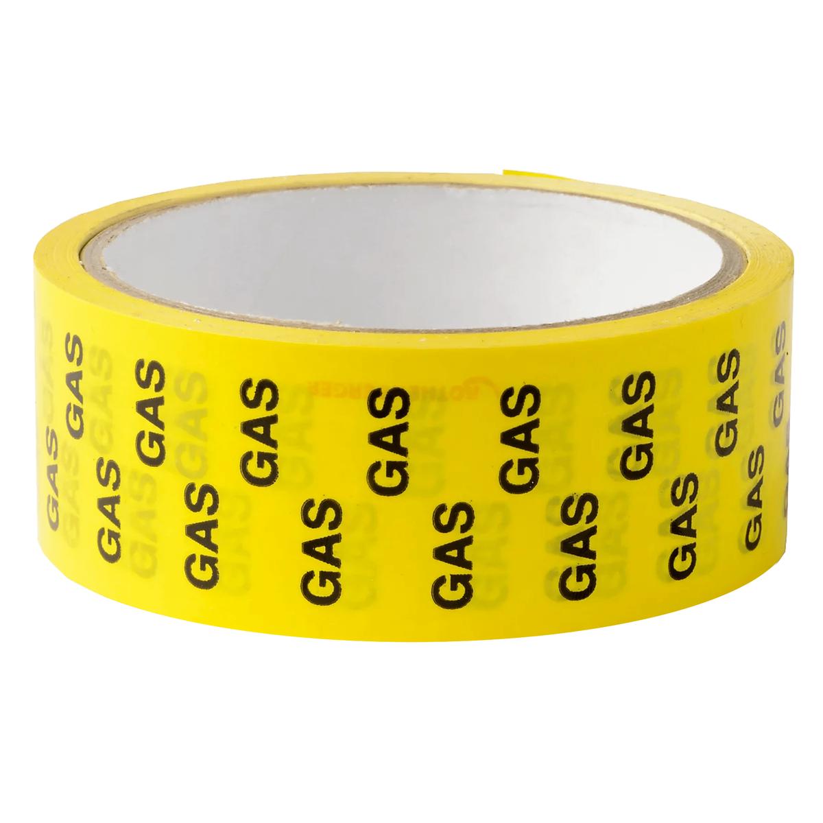 Rothenberger Gas Identification Tape 38mm x 33m - 67082R
