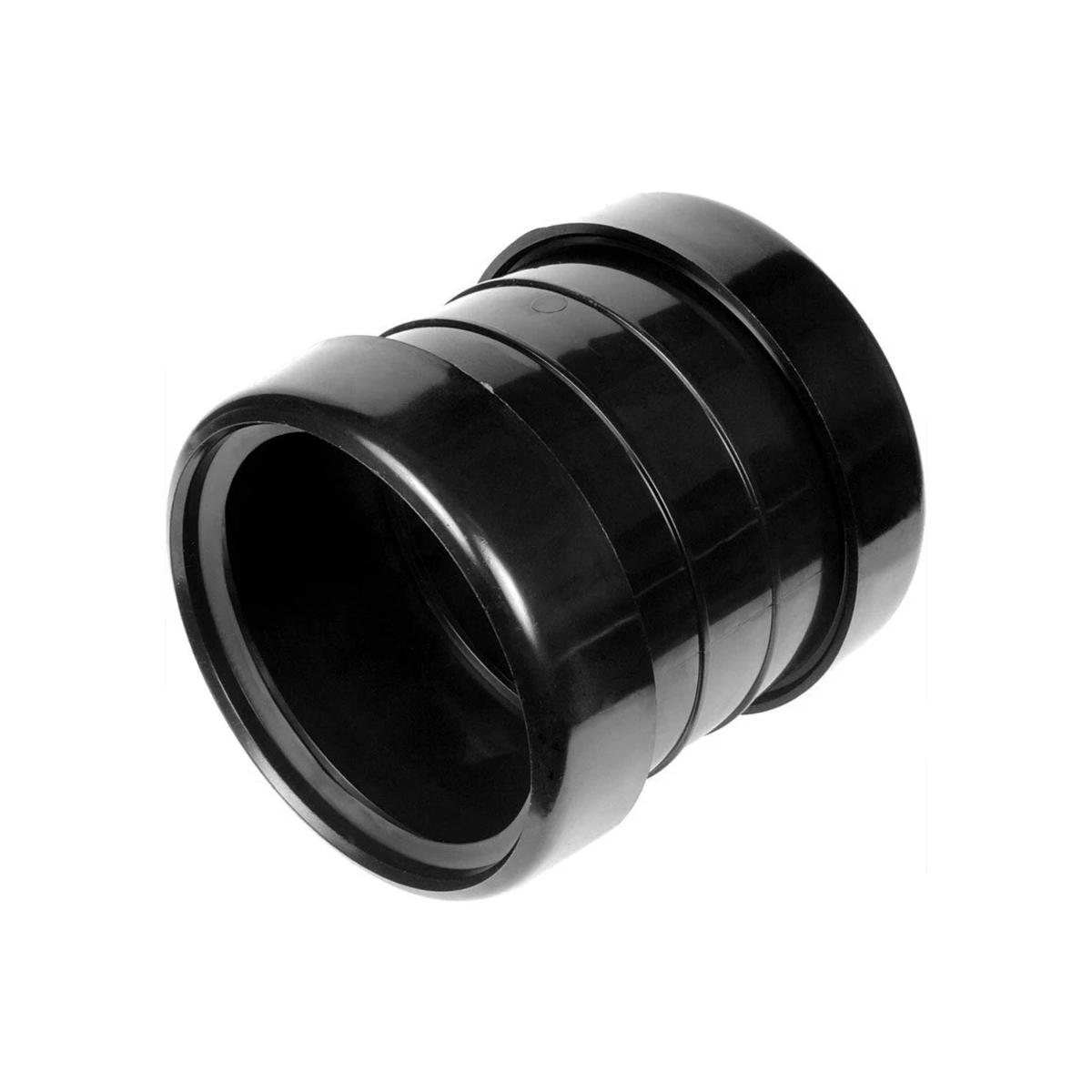Soil Pipe Coupler Double Socket Black 110mm