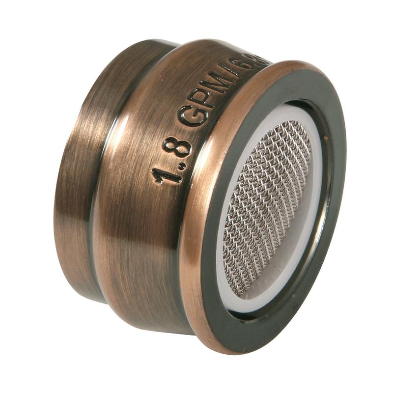 Kingston Cal Green Z18KBSA796 1.8 GPM Female Aerator, Antique Copper