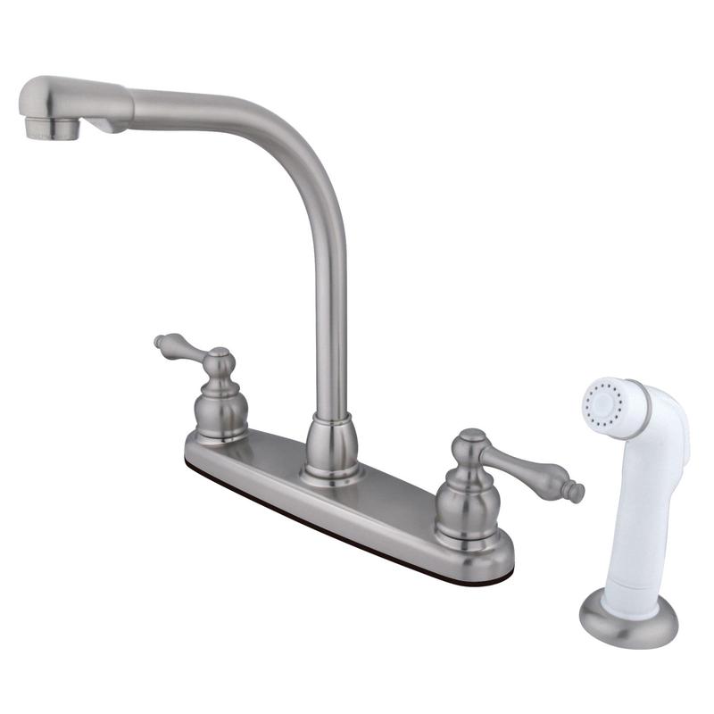 Kingston Tulare KB718AL - Victorian Two-Handle 4-Hole 8
