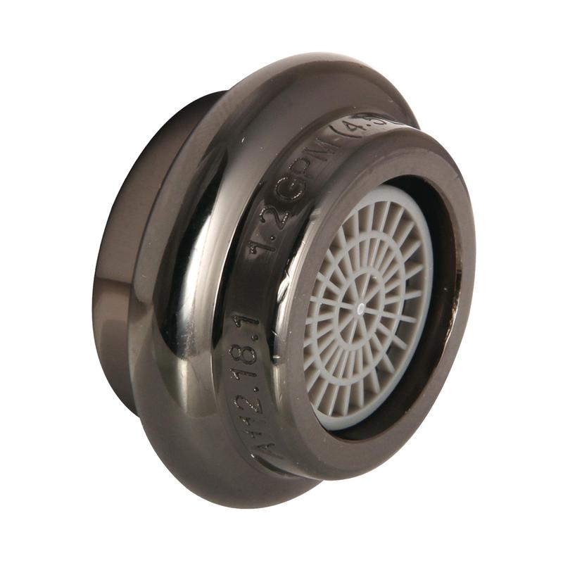 Kingston Cal Green Z12NBSA1790 1.2 GPM Female Aerator, Black Stainless Steel