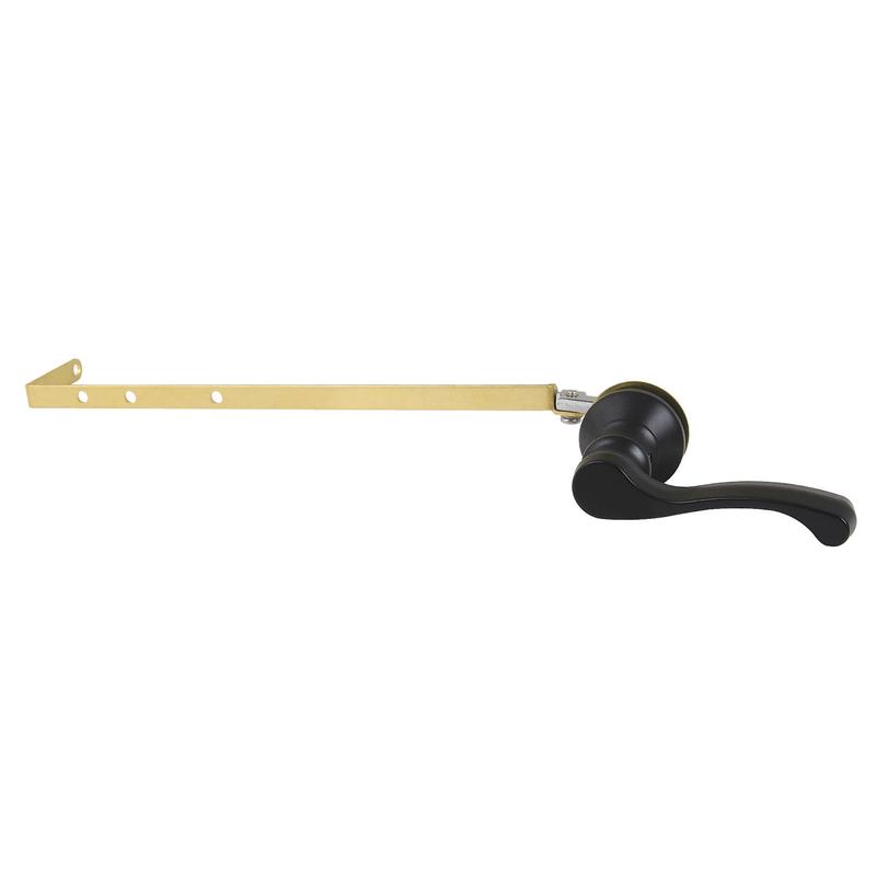 Kingston Tulare KTFLD0 - Royale Universal Front or Side Mount Toilet Tank Lever, Matte Black