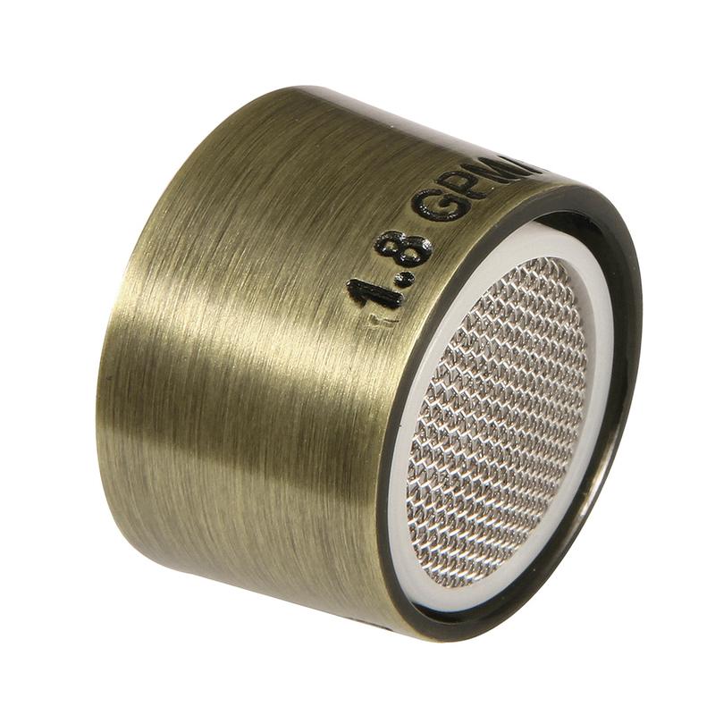 Kingston Cal Green Z18KBSA623AB 1.8 GPM Female Aerator, Antique Brass