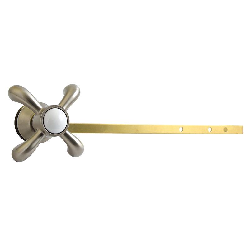 Kingston Heirloom KTTXD8 - French Country Universal Front or Side Mount Toilet Tank Lever, Brushed Nickel