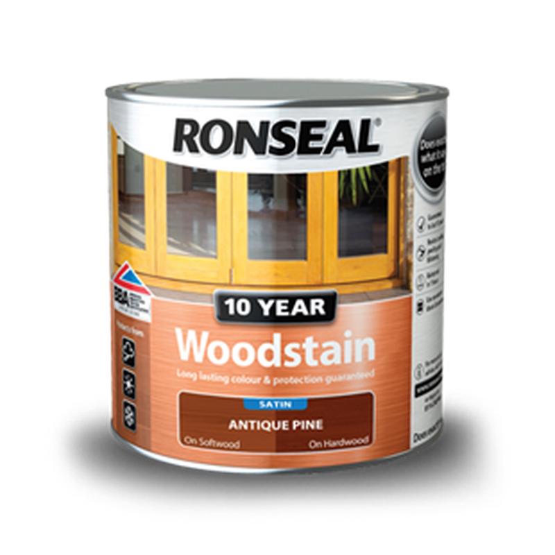 10 Year Woodstain 2.5lt Satin Walnut