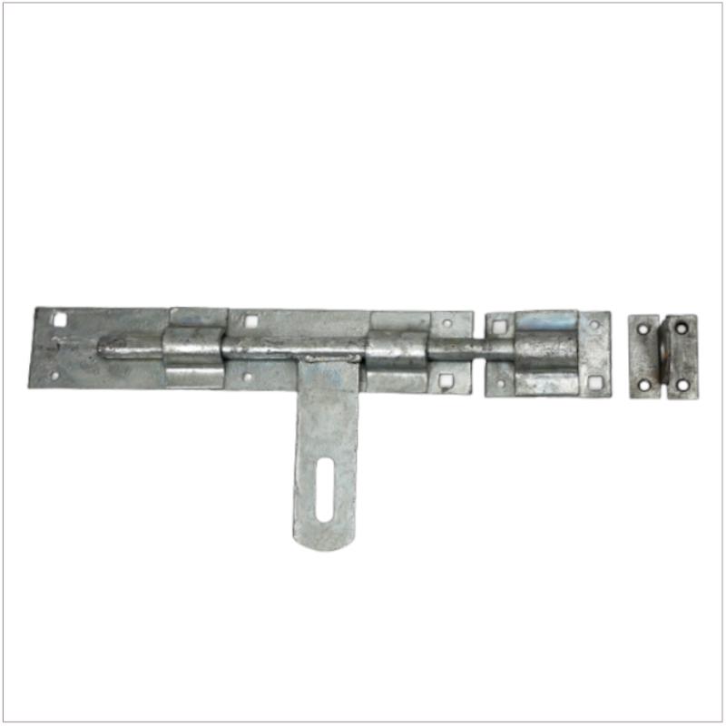 12 Galvanised Cross Door Bolt