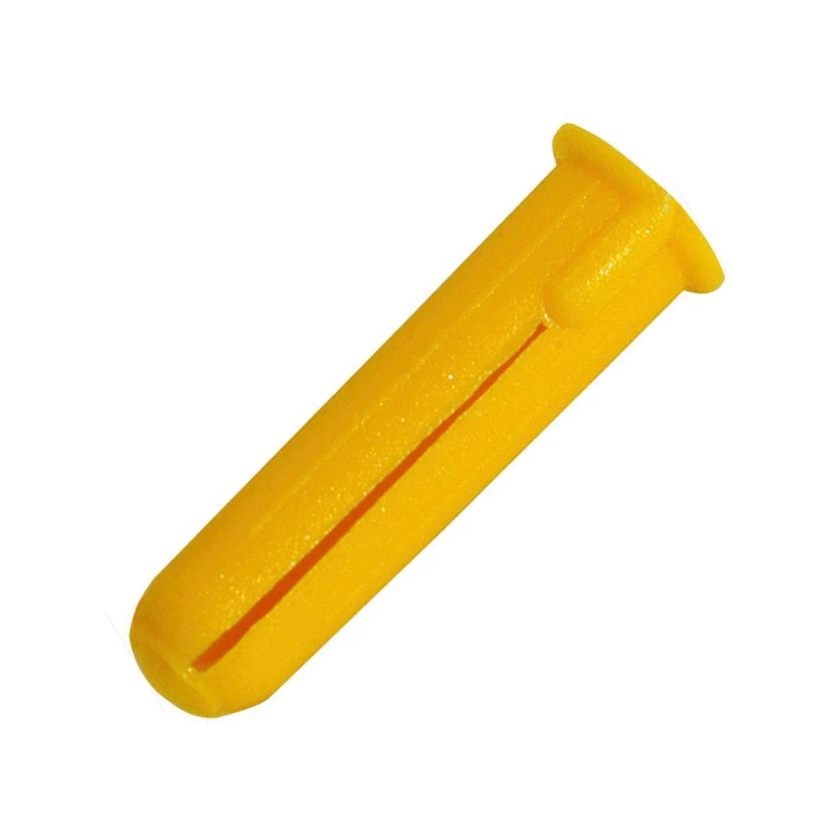Yellow Expansion Wall Plugs - 100 box
