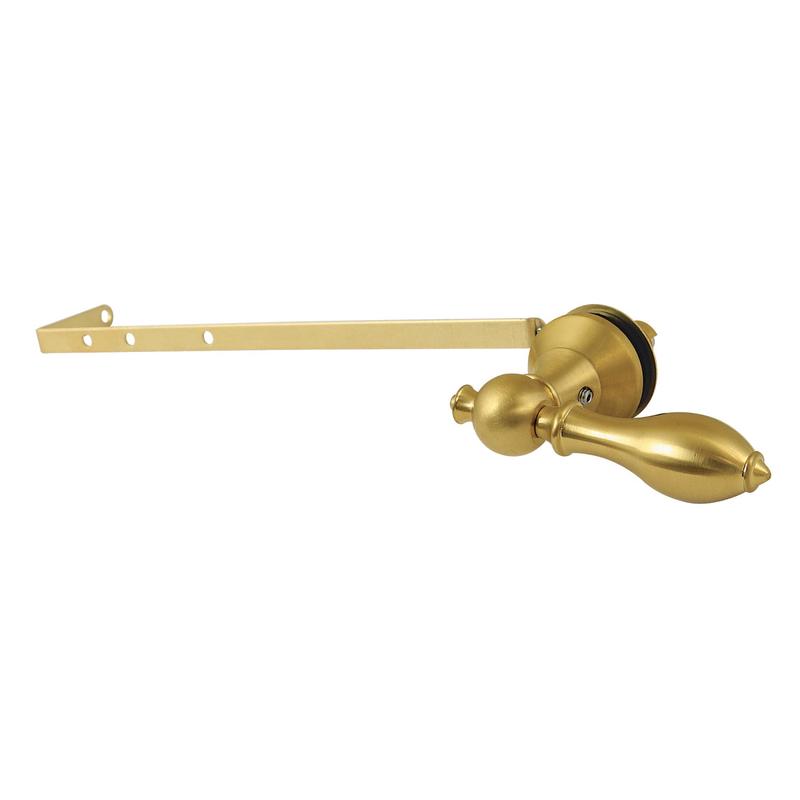 Kingston Heirloom KTACLD7 - American Classic Universal Front or Side Mount Toilet Tank Lever, Brushed Brass