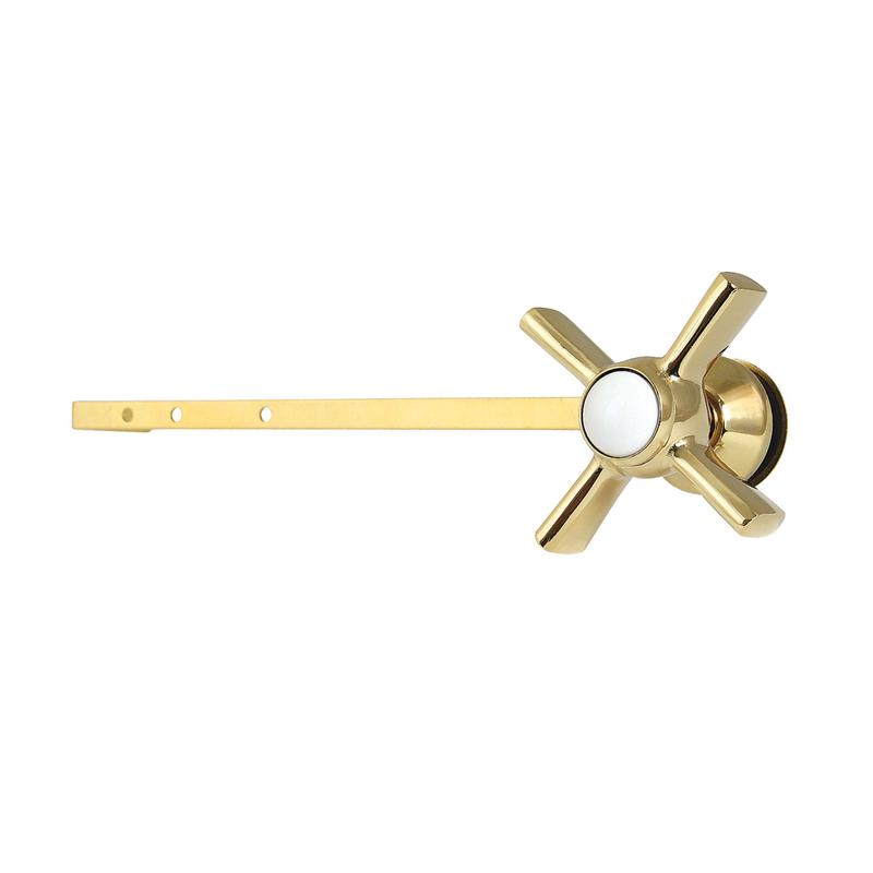 Kingston Tulare KTZXD2 - Millennium Universal Front or Side Mount Toilet Tank Lever, Polished Brass