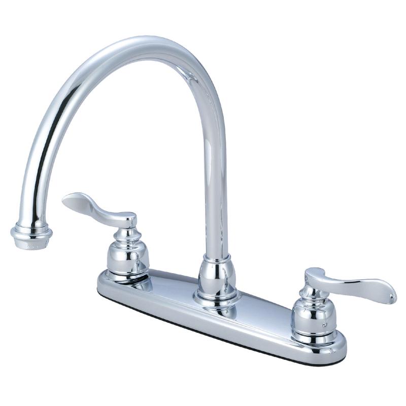 Kingston Tulare KB8791NFLLS - NuWave French Two-Handle 2-Hole 8