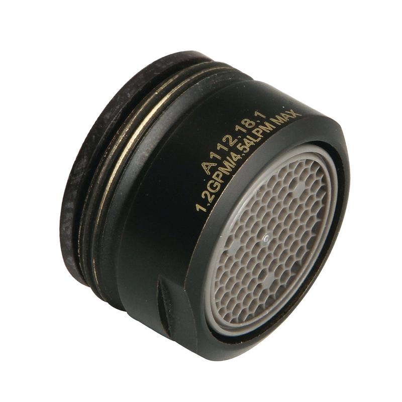 Kingston Cal Green G12LSSA4220 1.2 GPM Male Aerator, Matte Black