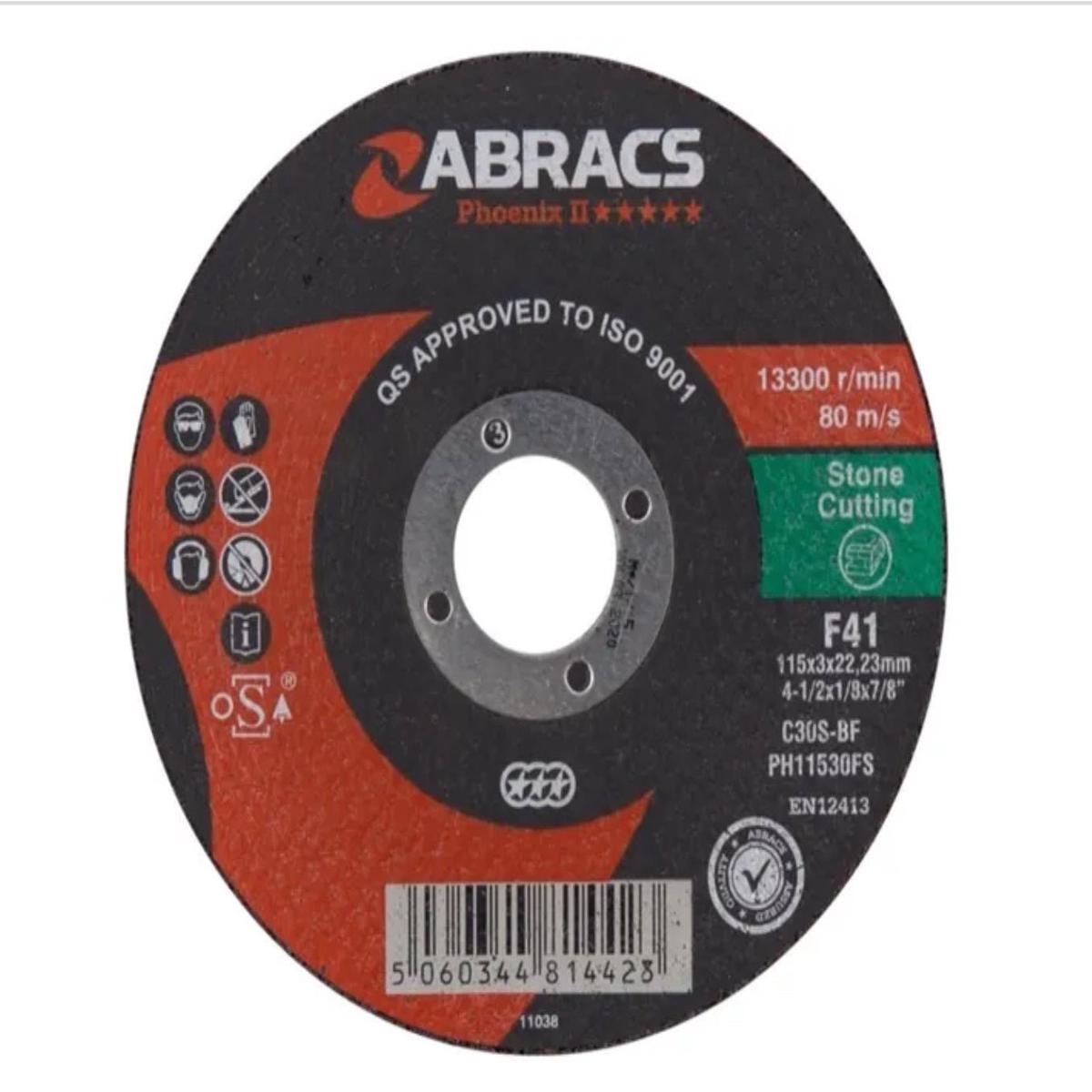 ABRACS STONE CUTTING DISC 300MM X 20MM