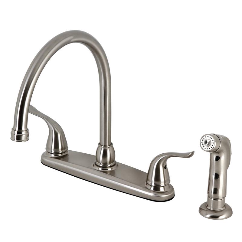 Kingston Tulare KB798YLSP - Yosemite Two-Handle 4-Hole 8