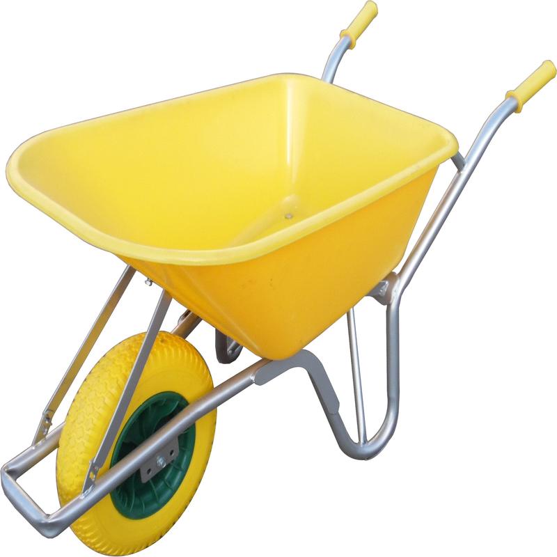 100L Yellow Heavy Duty Sitebuilder Wheelbarrow